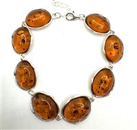 Bracciale Domar Donna Ambra in Argento Ambra AMBER-BR-4-280
